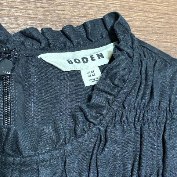 🔥🔥🔥Boden Black Midi Dress Size: 4R🔥🔥🔥 - Picture 2 of 7